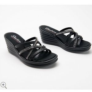 Skechers Multi- Strap Wedge Sandals
